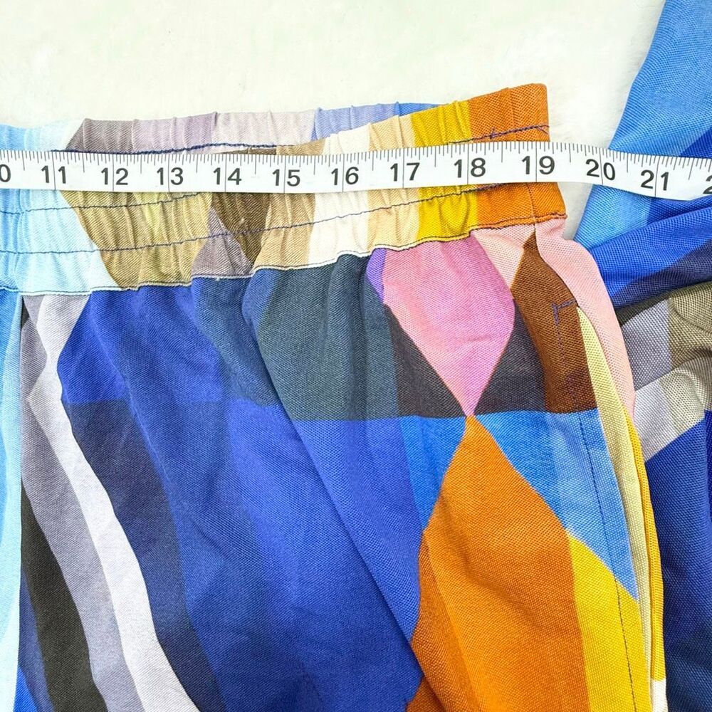 The Luxury Selection by Ulla Popken Wide Leg Jersey Elastic Panel Waist Pockets - Picture 9 of 13